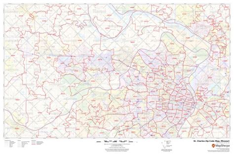 St Charles County Mo Zip Code Map 15 Zip Codes Us Map Guide