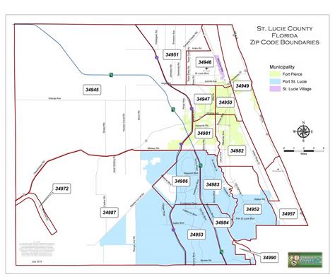 St Lucie County Florida Zip Codes Map Shown On Google Maps St Lucie County Florida Zip Codes Map Shown On Google Maps