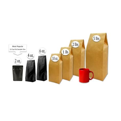 Standard Coffee Bag Sizes And All You Need To Know
