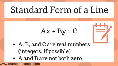 5 Ways Line Standard Form