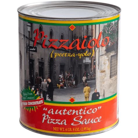 Stanislaus Pizzaiolo Authentic Pizza Sauce 6 Lbs Supermarket Italy Stanislaus Pizzaiolo Authentic Pizza Sauce 6 Lbs Supermarket Italy