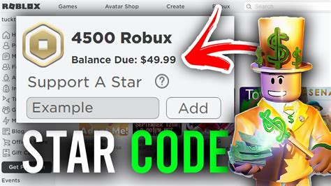 Star Codes For Robux