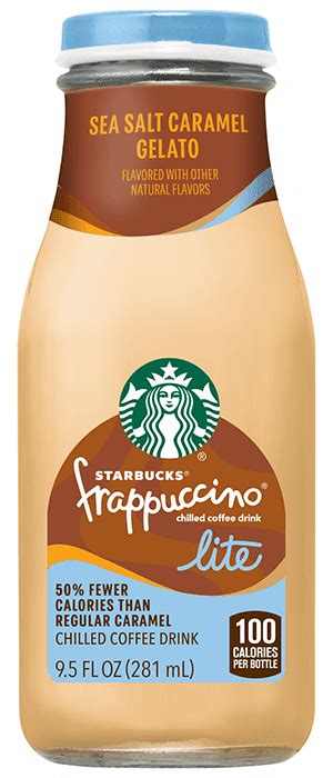 Starbucks Frappuccino Lite Sea Salt Caramel Gelato Iced Coffee Bottle 9 5 Fl Oz Food 4 Less