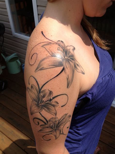 Starburst Lily Tattoo