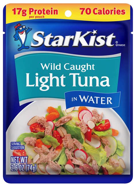 Starkist Light Wild Caught Tuna In Water Pouch 2 6 Oz Fry S Food Stores