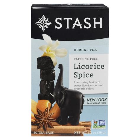Stash Herbal Tea Licorice Spice Caffeine Free Bags Stash Herbal Tea Licorice Spice Caffeine Free Bags