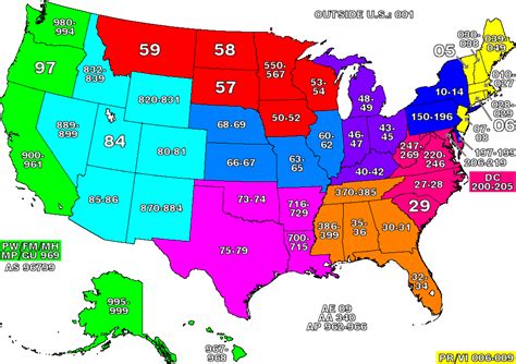 State Zip Codes 50States State Zip Codes 50States