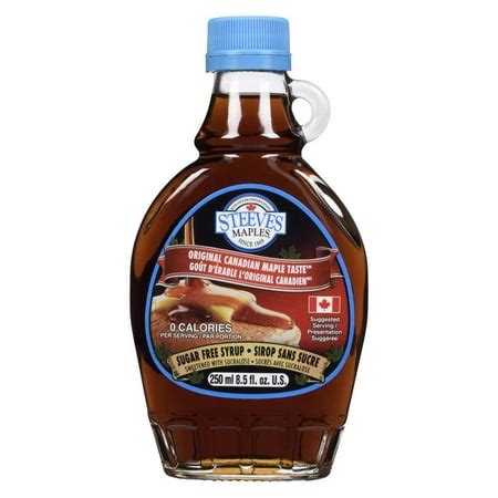 Steeves Sugar Free Zero Calorie Maple Syrup