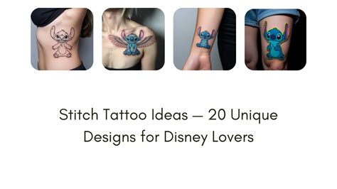 Stitch Tattoo Ideas 20 Unique Designs For Disney Lovers Tatt Mosaic