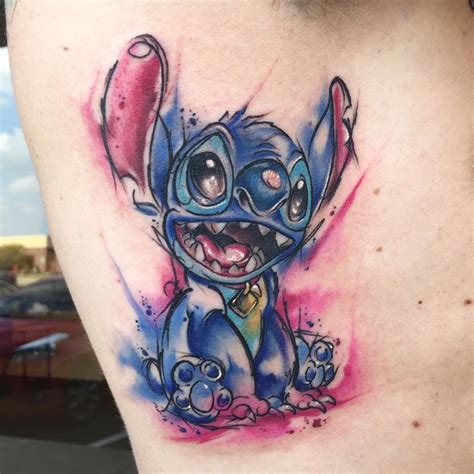 Stitch Watercolor Side Piece