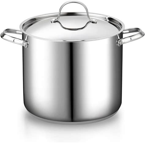 Stock Pot 12 Quart 18 10 Tri Ply Stainless Steel All Clad Stock Pot