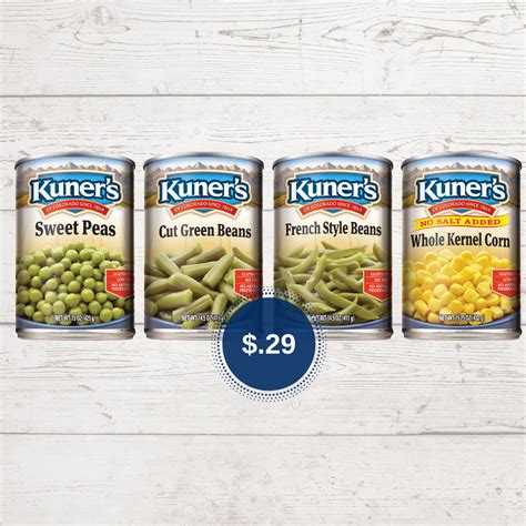 Stock Up On Kuner Amp 39 S Canned Green Beans Just 36 Canned Tomatoes And