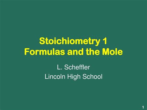 Stoichiometry 1 Formulas And The Mole Ppt Download Stoichiometry 1 Formulas And The Mole Ppt Download