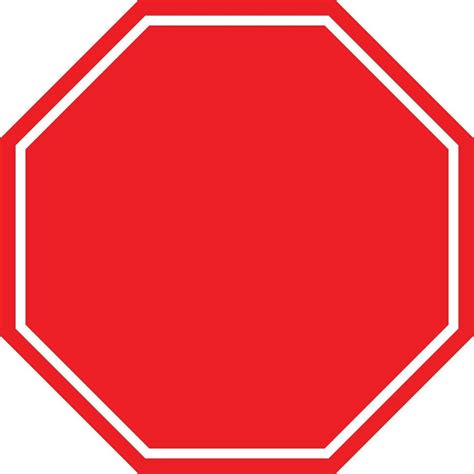 Octagon Stop Sign Shape