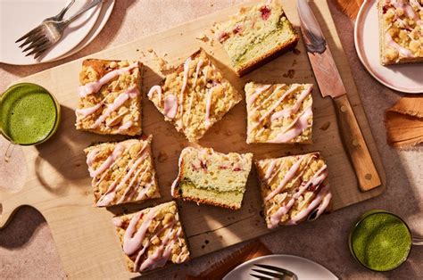 Strawberry Coffee Cake With Matcha Filling Recipe King Arthur Baking