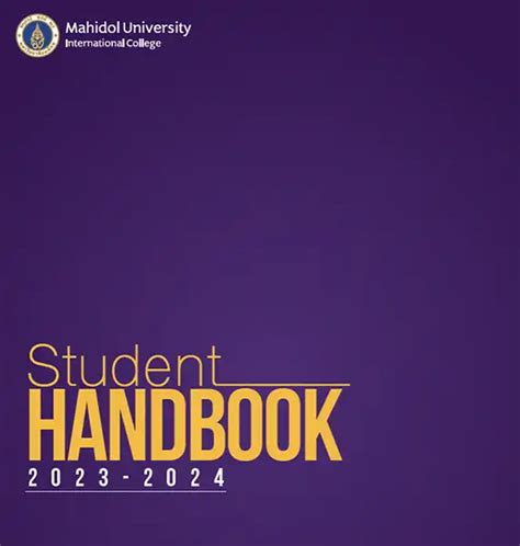 Student Handbook And Resources Programs For International