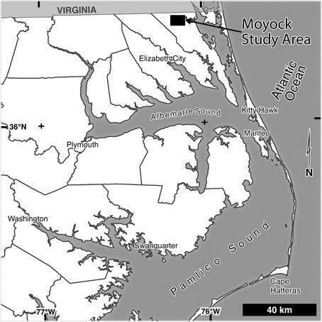 Study Area Location Moyock North Carolina Usa Download Scientific Diagram