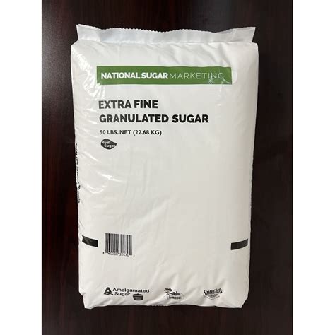 Sugar Extra Fine Granular 50 Lb Bag