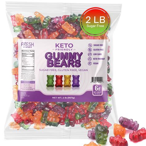 Sugar Free Gummy Bears Option