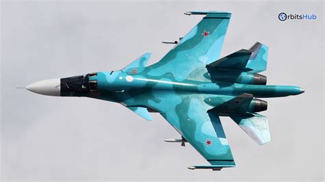 Sukhoi Su 34 Fullback Supersonic Fighter Bomber Jet Aircraft Of Russian