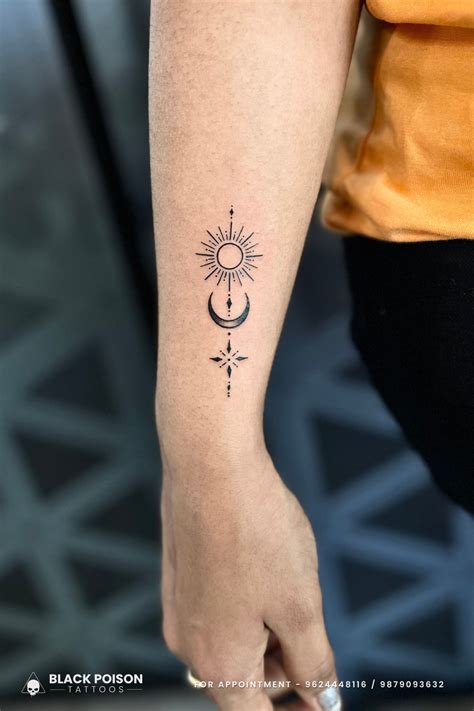 Sun And Moon Tattoos For Men Ideas And Designs