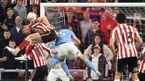 Sunderland 1 1 Coventry City Aet Agg 3 2 Dan Ballard Goal Takes Black Cats To Wembley Bbc Sport