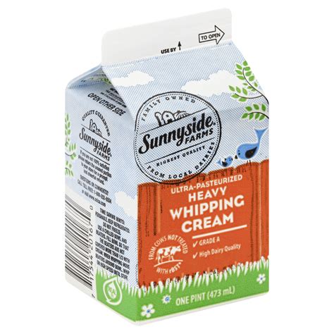 Sunnyside Farms Ultra Pasteurized Heavy Whipping Cream Same Day Delivery Or Pickup Foodmaxx