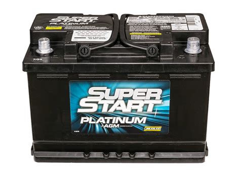 Super Start Platinum Agm Top Post Battery Group Size 34 750 Cca 120 Minute Rc 34Plt O Re
