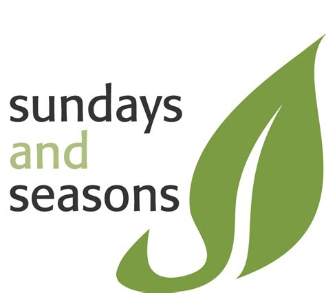 Supporting Your Ministry With Sundays And Seasons Supporting Your Ministry With Sundays And Seasons