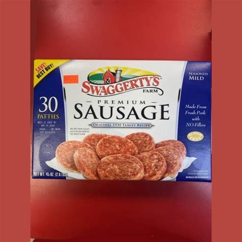Swaggerty Amp 39 S Sausage Patties 30 Cnt Kingsland Meats