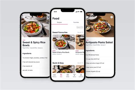 Sweat App Food Section Brand New Recipes Updates Sweat