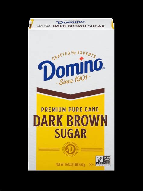 Swerve Brown Sugar Premium Quality Domino Dark Brown Sugar 1Lb Bag Caramelized Brown Sugar Cubes