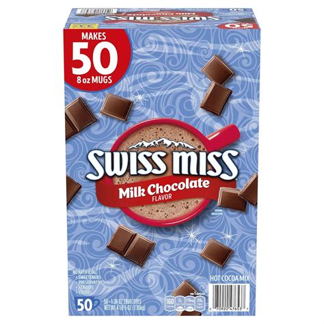 Swiss Miss Hot Chocolate Mix With Marshmallows 50 Box