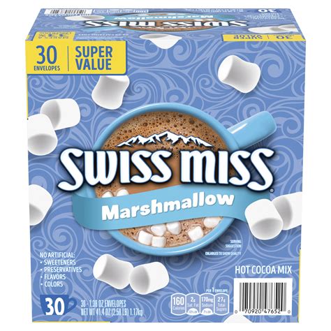 Swiss Miss Hot Chocolate With Marshmallows Americansuperstore Ame