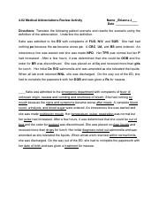 5 Sx Medical Abbrevs