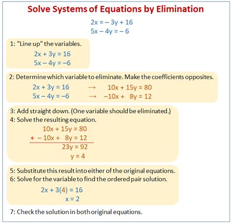 System Of Equations Solver With Steps Tessshebaylo