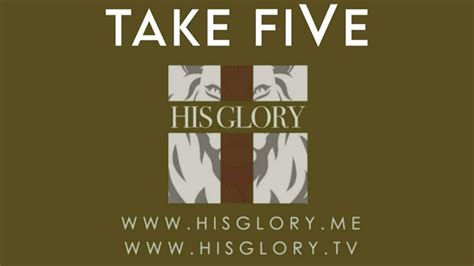 Take Five His Glory His Glory Amazon In Books