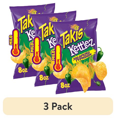 Takis Kettlez Jalape O Typhoon Kettle Cooked Potato Chips 8 Oz Safeway