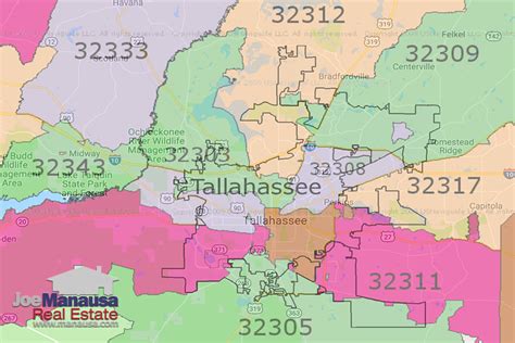 5 Tallahassee Zip Codes