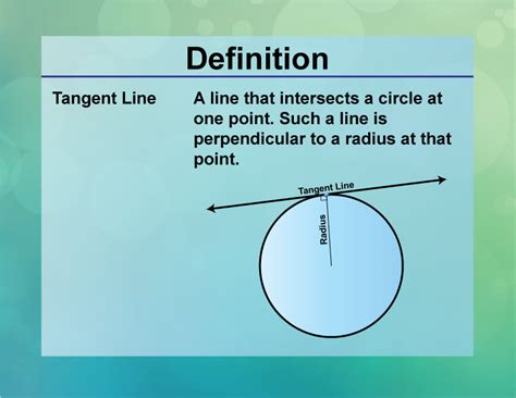 Tangent Line Definition Equation Examples Lesson Study Com