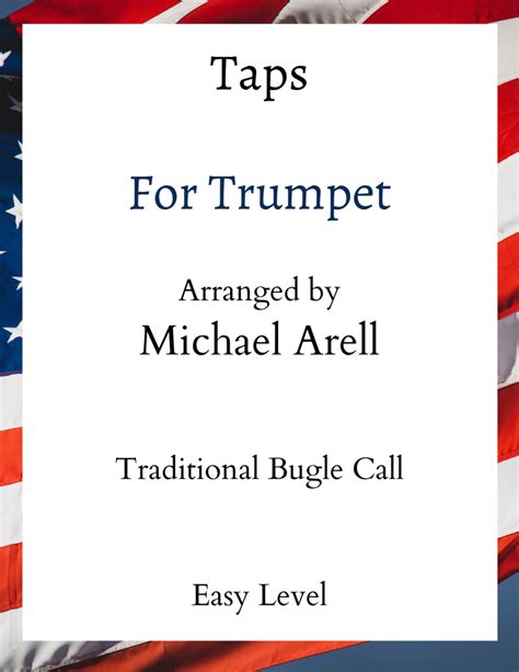 Taps Easy Trumpet Arr Michael Arell By Michael Arell Sheet Music
