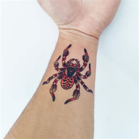 Tarantula Tattoo Neo Traditional Tarantula Temporary Tattoo Old School Tarantula Tattoo Spider Tattoo Colorful Spider Tattoo Scary Etsy
