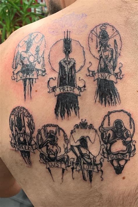 Tattoo 7 Deadly Sins