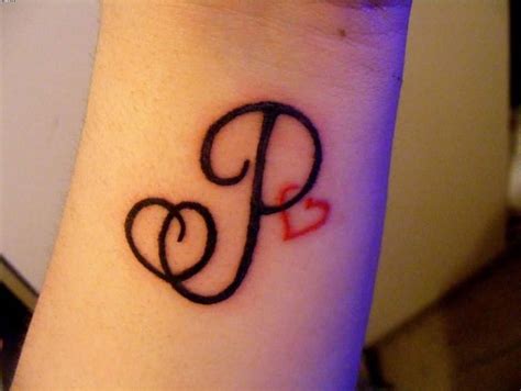 Tattoo Letter P