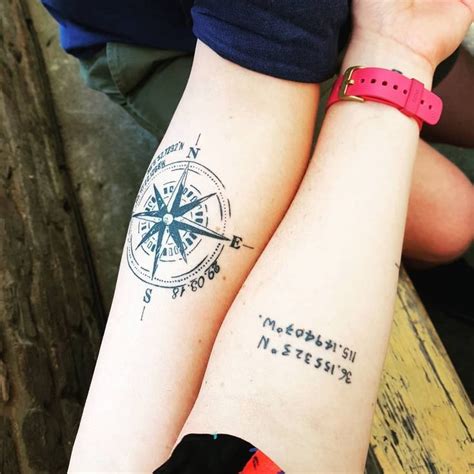 Tattoos Of Coordinates