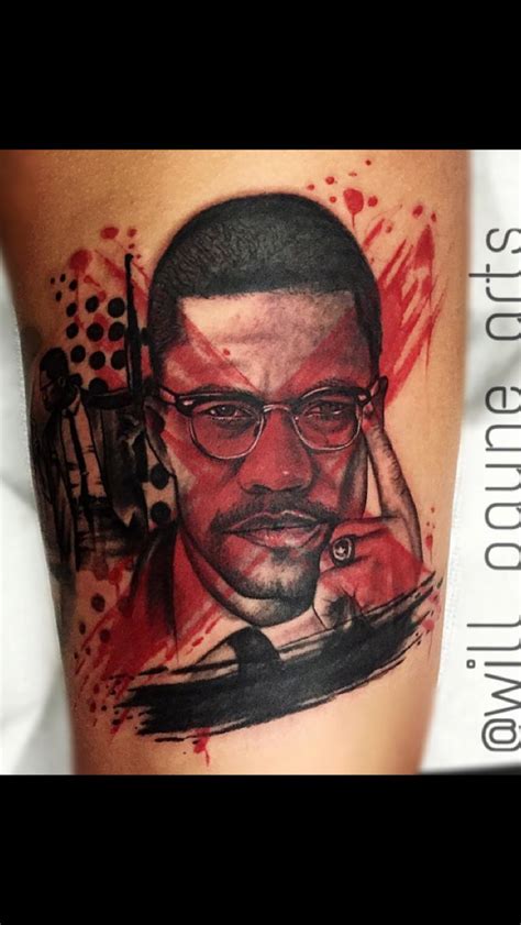 Tattoos Of Malcolm X