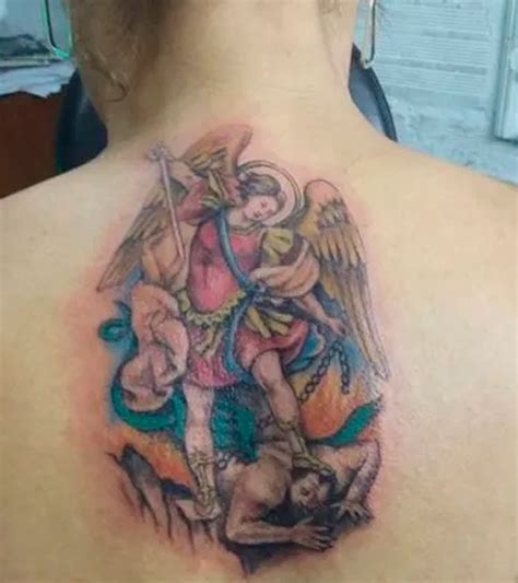 Tatuajes Del Arc Ngel Miguel Para Hombres