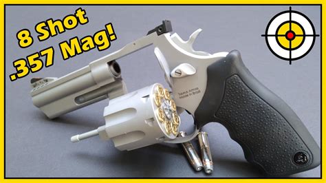 Taurus Model 608 8 Shot 357 Magnum Revolver Unbox Range Testing Youtube