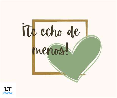 Te Echo De Menos