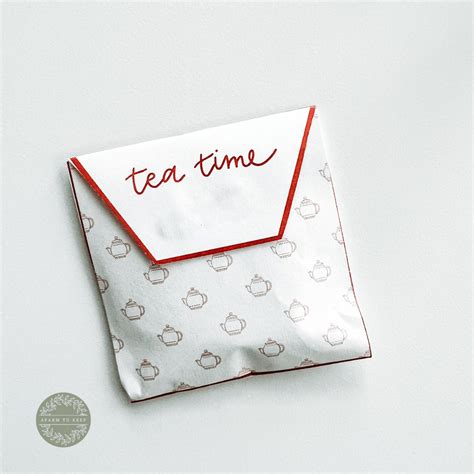 Tea Riffic Gift Idea Free Printable Tea Envelopes A Farm To Keep